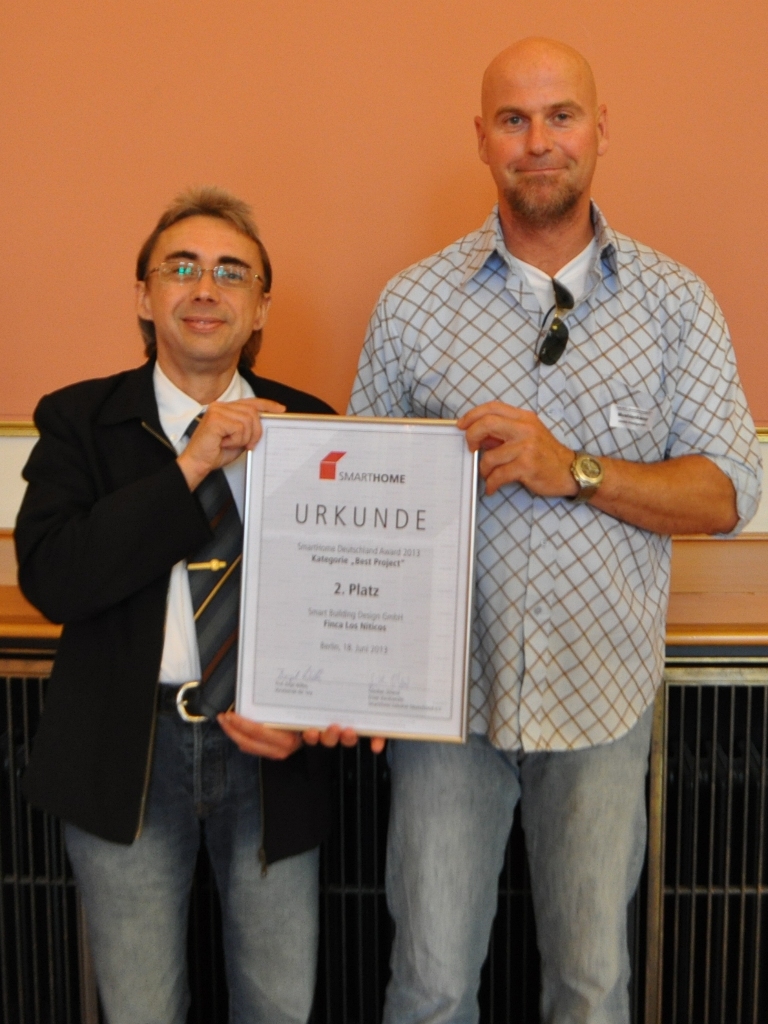 Gewinner des 2. Platz in der Kategorie "Bestes Projekt" - Claus Mhlenkamp und Peter Sperlich